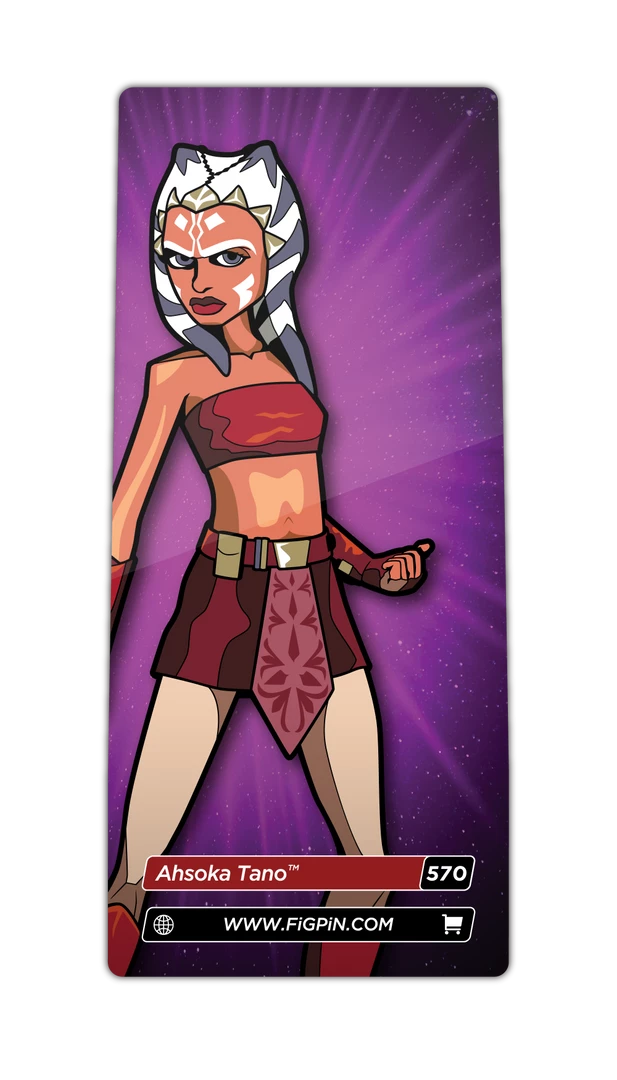 Star Wars The Clone Wars Ahsoka Tano (570) FiGPiN EXCLUSIVES 3 Star Wars The Clone Wars Ahsoka Tano (570) FiGPiN EXCLUSIVES