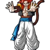 Dragon Ball GT COMMONS Super Saiyan 4 Gogeta (660)