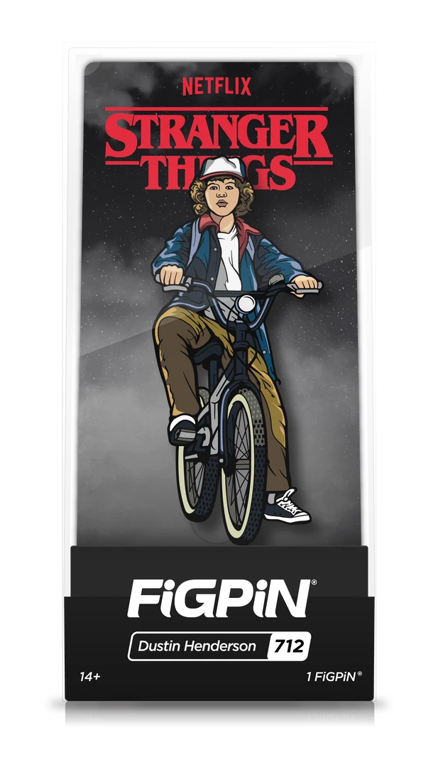 Stranger Things Dustin Henderson (712) FiGPiN EXCLUSIVES 2 Stranger Things Dustin Henderson (712) FiGPiN EXCLUSIVES