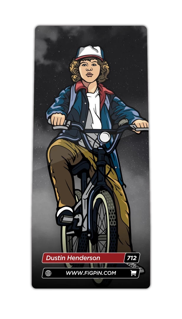 Stranger Things Dustin Henderson (712) FiGPiN EXCLUSIVES 3 Stranger Things Dustin Henderson (712) FiGPiN EXCLUSIVES