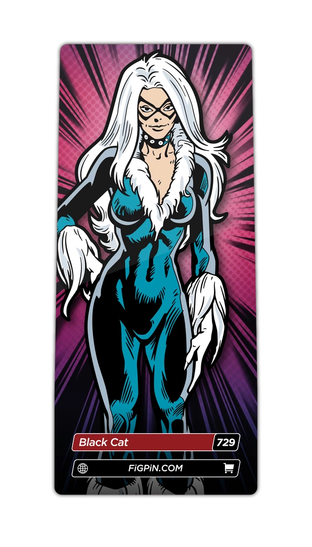 Marvel Classic Black Cat (729) FiGPiN EXCLUSIVES 3 Marvel Classic Black Cat (729) FiGPiN EXCLUSIVES