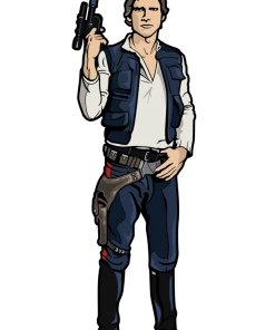 Star Wars A New Hope Han Solo (749) COMMONS