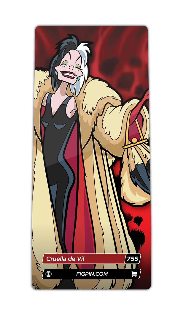 Disney Villains Cruella De Vil (755) COMMONS 3 Disney Villains Cruella De Vil (755) COMMONS