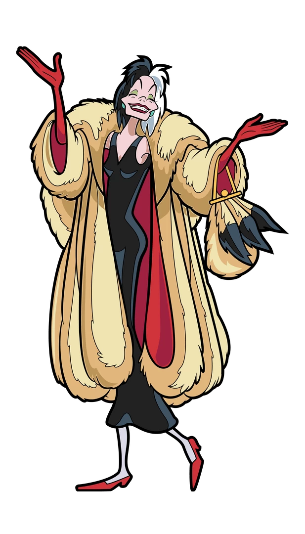 Disney Villains Cruella De Vil (755) COMMONS 1 Disney Villains Cruella De Vil (755) COMMONS