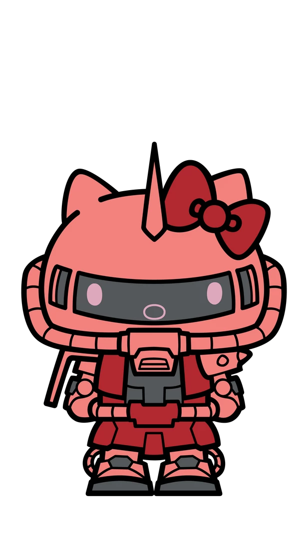 Sanrio Char's Zaku II Hello Kitty (777) COMMONS 1 Sanrio Char's Zaku II Hello Kitty (777) COMMONS