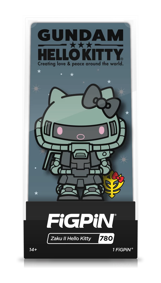 Sanrio Zaku II Hello Kitty (780) FiGPiN EXCLUSIVES 2 Sanrio Zaku II Hello Kitty (780) FiGPiN EXCLUSIVES