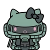 Sanrio Zaku II Hello Kitty (780) FiGPiN EXCLUSIVES